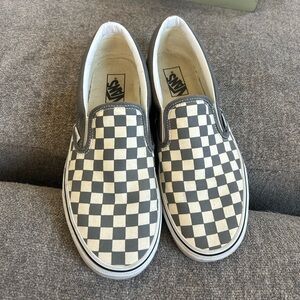 Men’s Checkered Slip on Vans